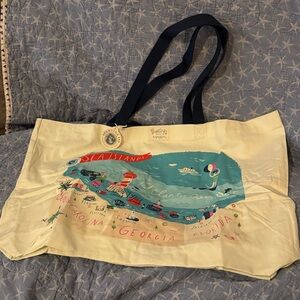 NWT Spartina 449 Sea Islands shopper canvas tote Bag